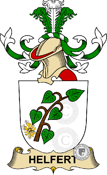 Coat of arms of family Helfert