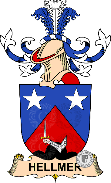 Coat of arms of family Hellmer