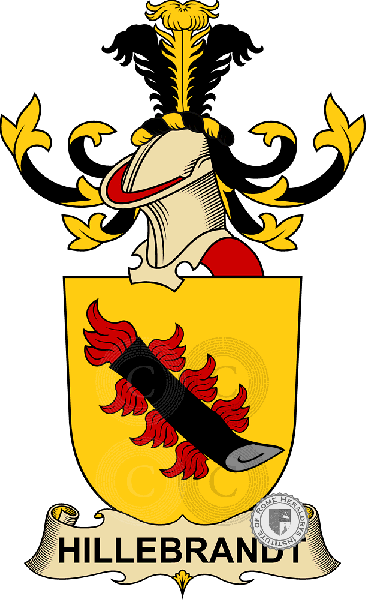 Coat of arms of family Hillebrandt