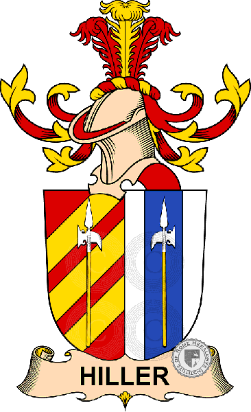 Wappen der Familie Hiller (de Gärtringen)