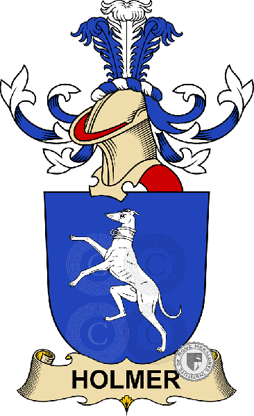 Coat of arms of family Holmer