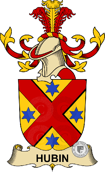 Coat of arms of family Hubin