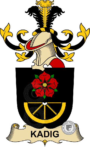 Coat of arms of family Kadig
