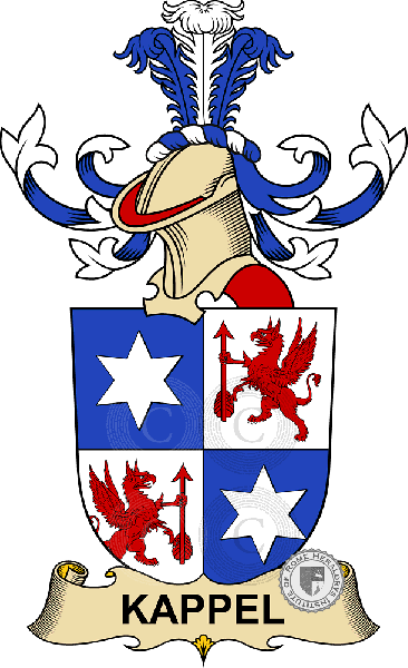 Escudo de la familia Kappel (de Savenau)