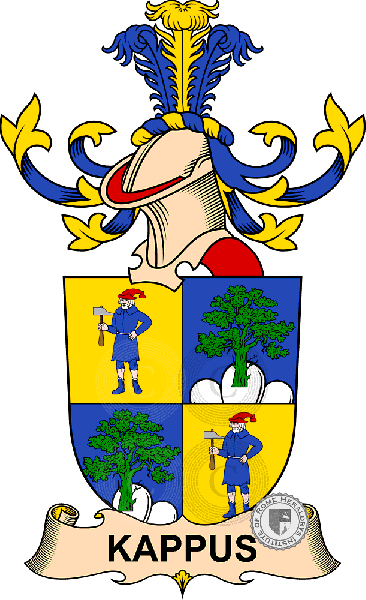 Escudo de la familia Kappus (de Pichlstein)
