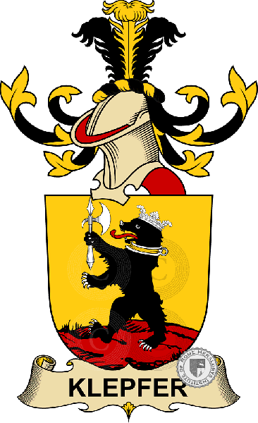 Coat of arms of family Klepfer
