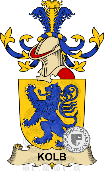 Coat of arms of family Kolb (von Frankenheld)