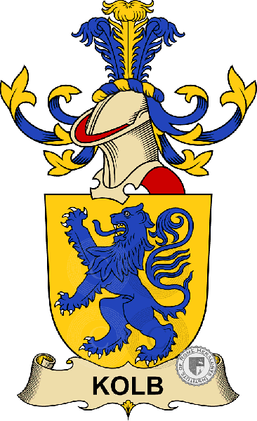 Wappen der Familie Kolb (von Frankenheld)