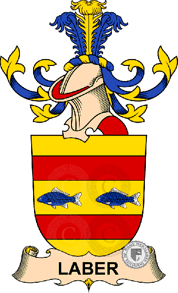 Coat of arms of family Laber