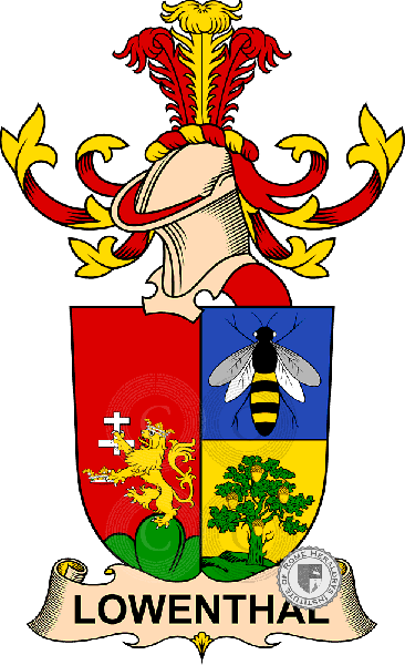 Coat of arms of family Lowenthal