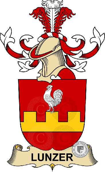 Coat of arms of family Lunzer