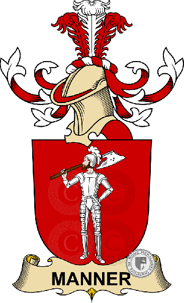 Coat of arms of family Manner