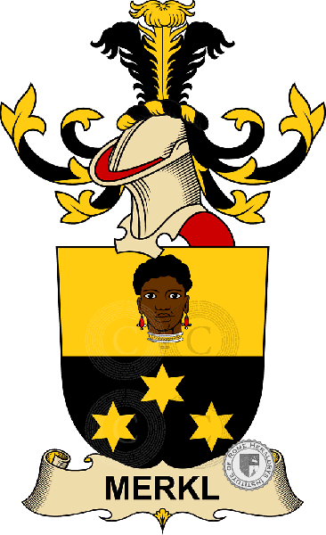 Coat of arms of family Merkl