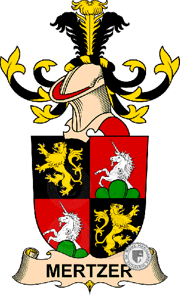 Coat of arms of family Mertzer