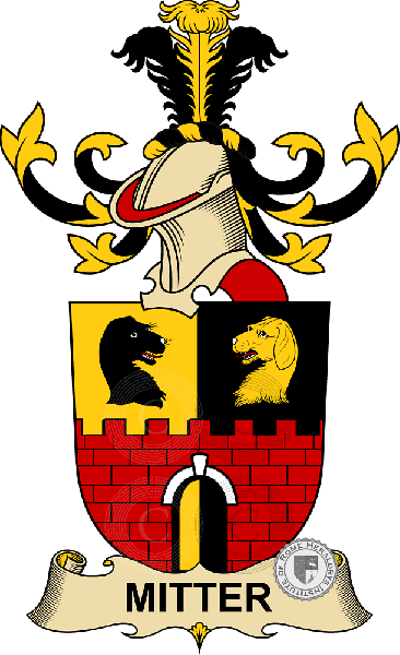 Coat of arms of family Mitter