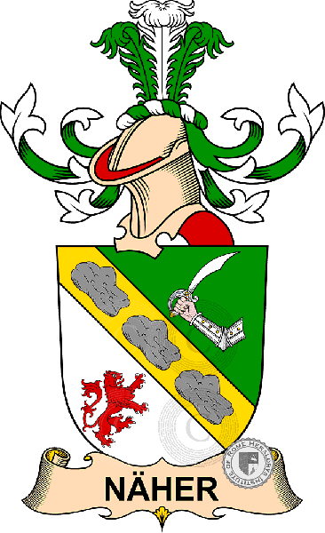 Escudo de la familia Näher (de Frikthal)