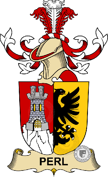 Brasão da família Perl (de Hildrichsburg)