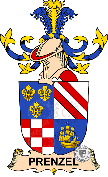 Escudo de la familia Prenzel (de Pentzig)