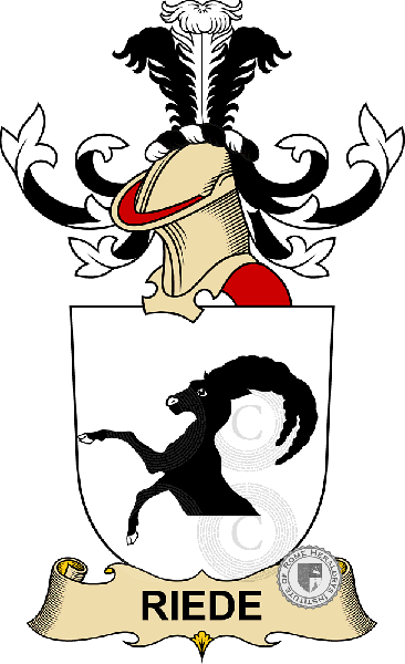 Coat of arms of family Riede