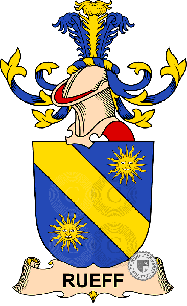 Coat of arms of family Rueff