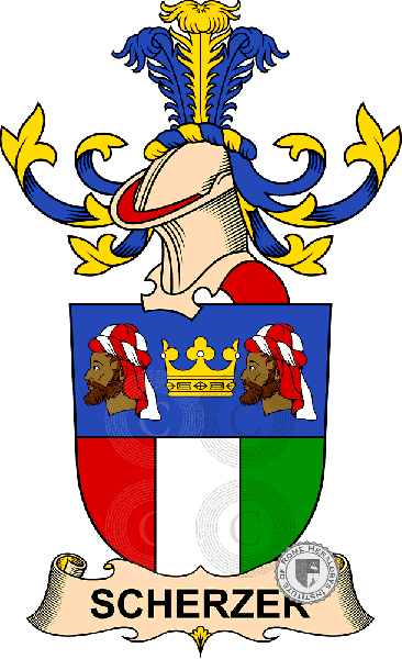 Coat of arms of family Scherzer