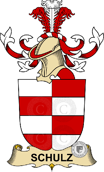 Coat of arms of family Schulz (de Straznicki)