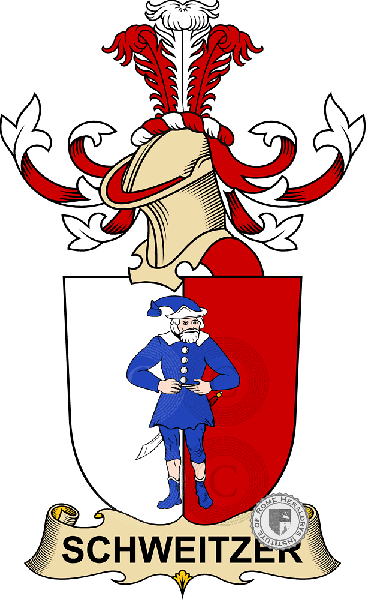 Coat of arms of family Schweitzer