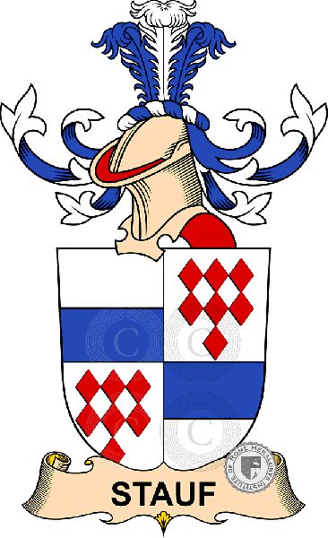 Coat of arms of family Stauf (d