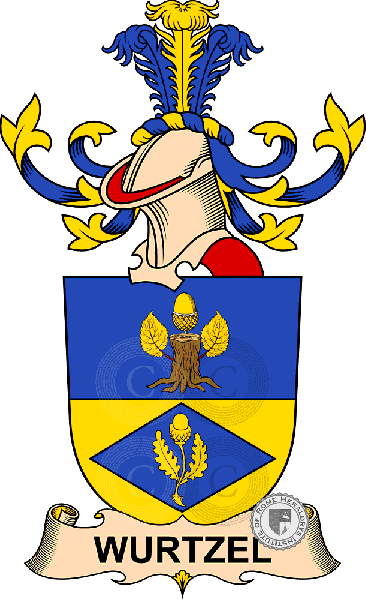 Coat of arms of family Wurtzel