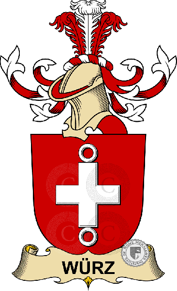 Coat of arms of family Würz
