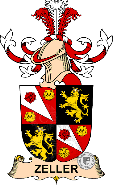 Coat of arms of family Zeller (de Rostenberg)