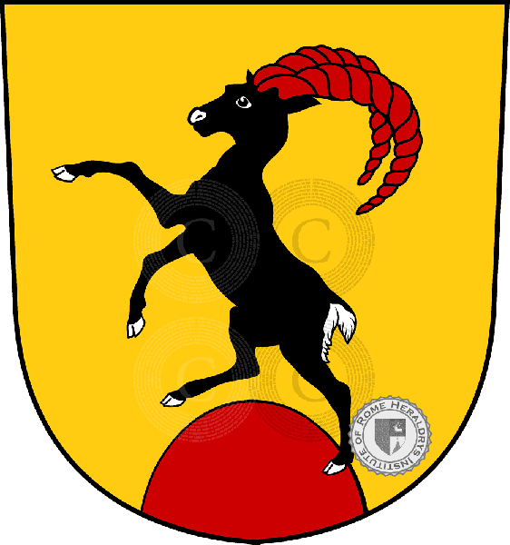 Coat of arms of family Berneck
