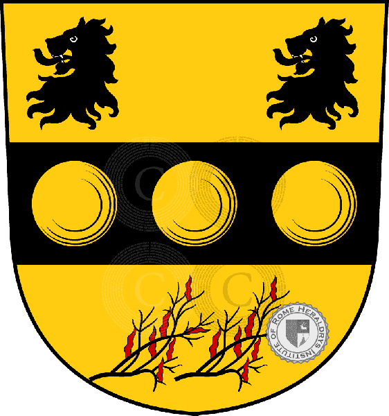 Escudo de la familia Bessler (de Wattingen)
