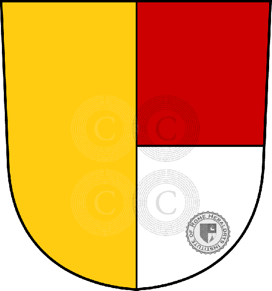 Brasão da família Bäbler (de Degernfeld)