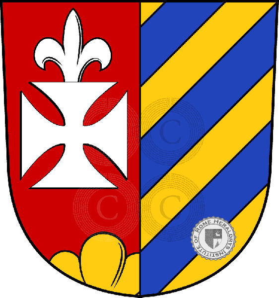 Coat of arms of family Hottinguer Bons de l
