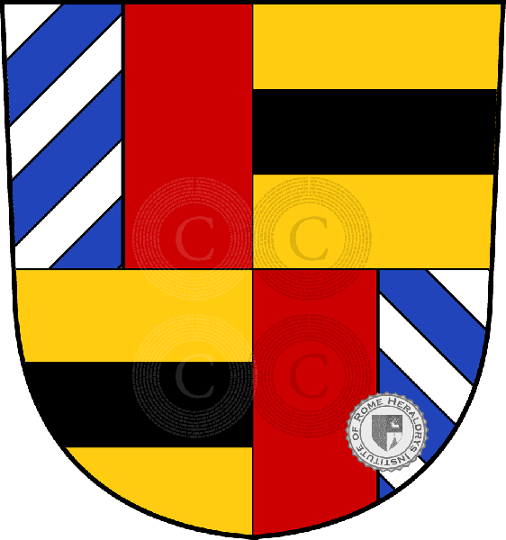 Coat of arms of family Krieg de Belicken