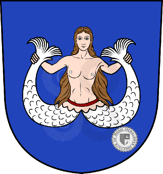 Escudo de la familia Merveilleux du Vignaux