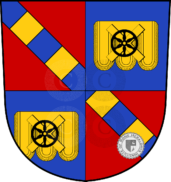 Escudo de la familia Mestral de St Saphorin