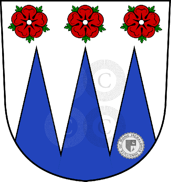 Coat of arms of family Roseck