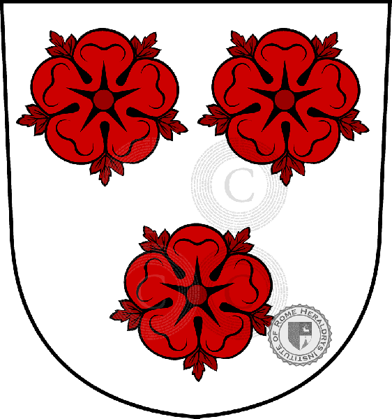 Coat of arms of family Rosenhatz