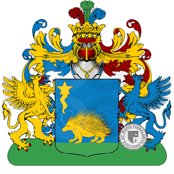 Coat of arms of family ricciarelli