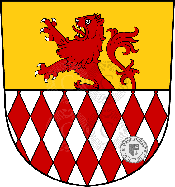 Coat of arms of family Schultheis von der Schopf