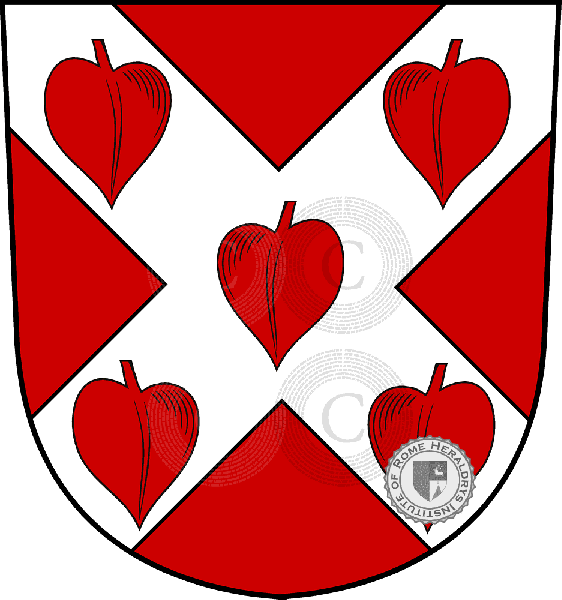 Coat of arms of family Tess