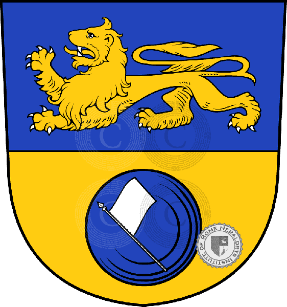 Coat of arms of family Tritt de Wildern