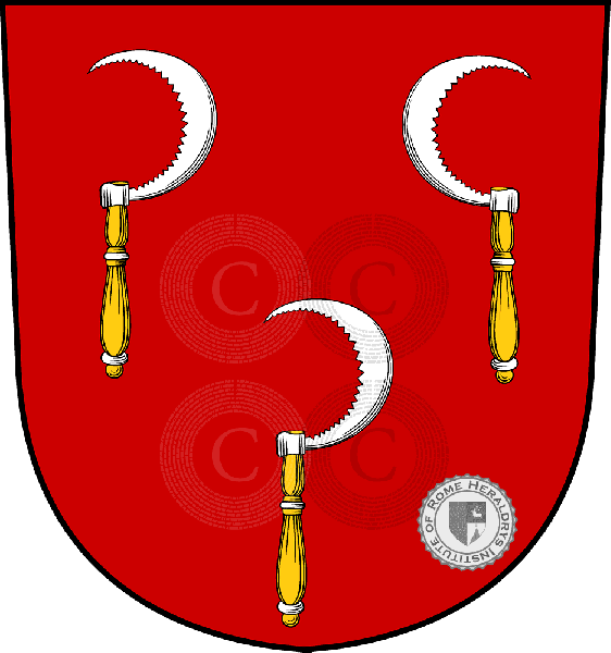Coat of arms of family Zürnler