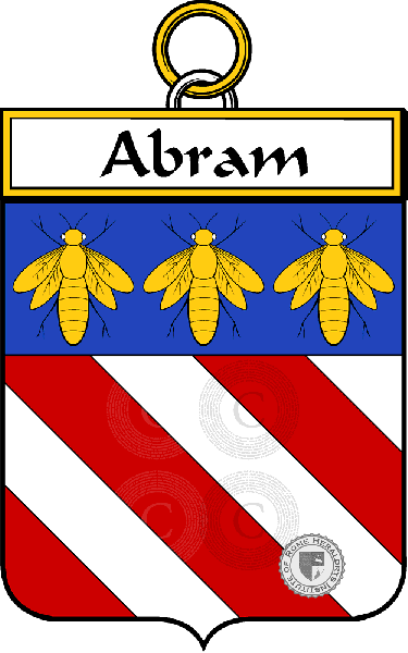 Coat of arms of family Abram