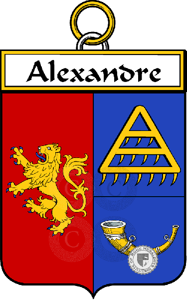 Escudo de la familia Alexandre