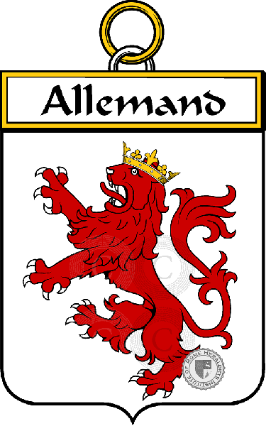 Coat of arms of family Allemand