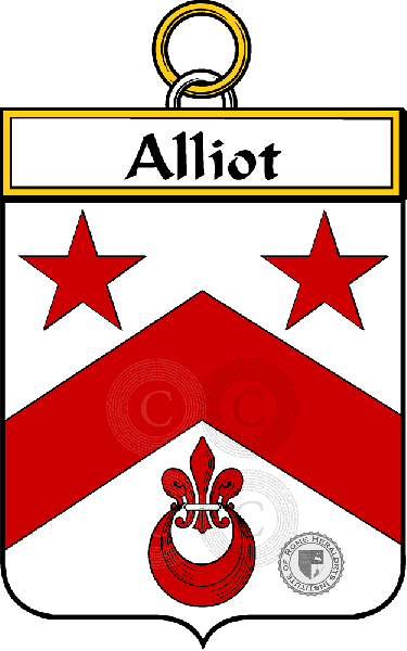 Coat of arms of family Alliot