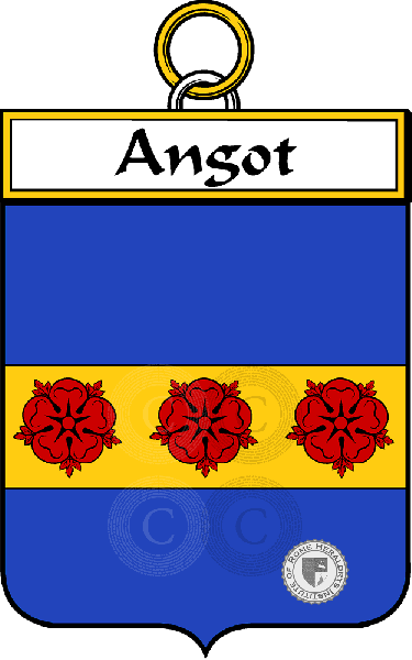 Coat of arms of family Angot